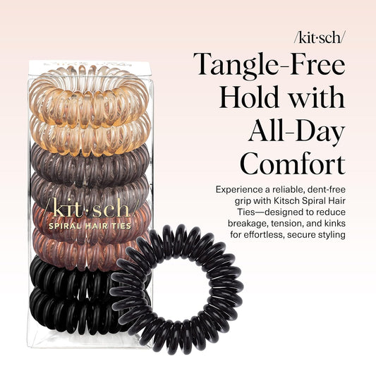 Best Spiral Hair Ties for Women Ponytail Holders for Thick and Thin Hair.