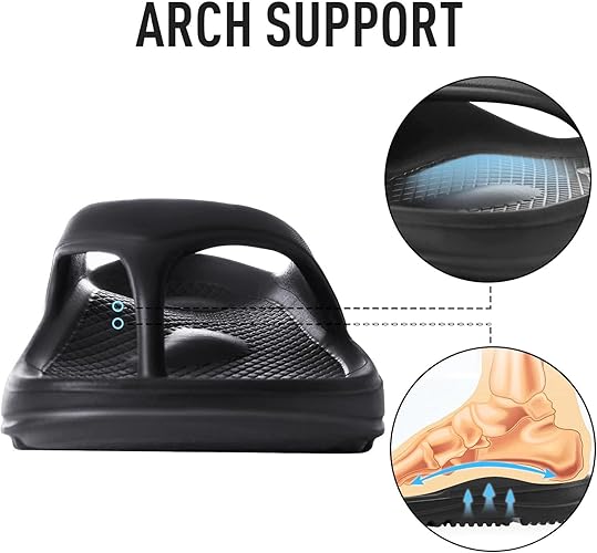 Women's Arch Support Orthopedic Flip Flop Sandals.