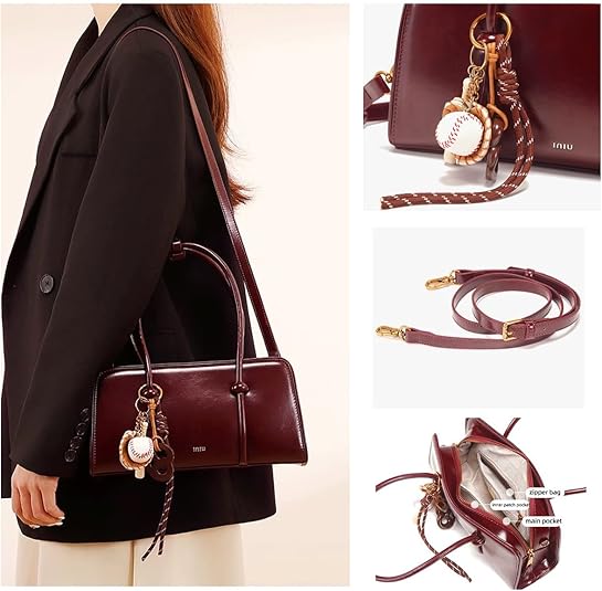 Women's shoulder bag, spacious multi pocket bag, women's crossbody bag, fashionable handbag, top handle, shoulder bag