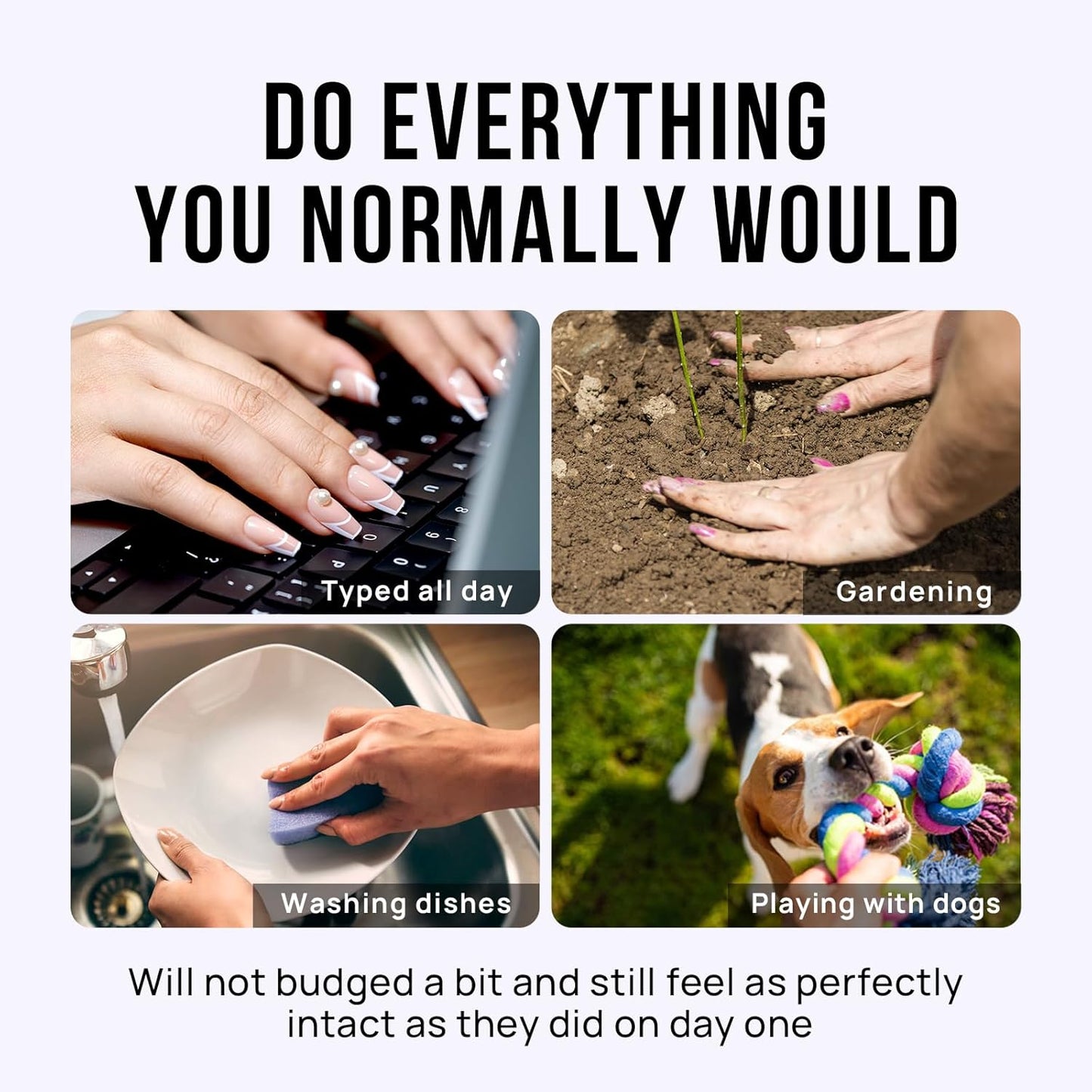 Valentines Red Press on Nails Short Oval Nails Fake Nail with Nail Glue, Fit Perfectly, Reusable Glue On Nails in 16 Sizes, Cardinal