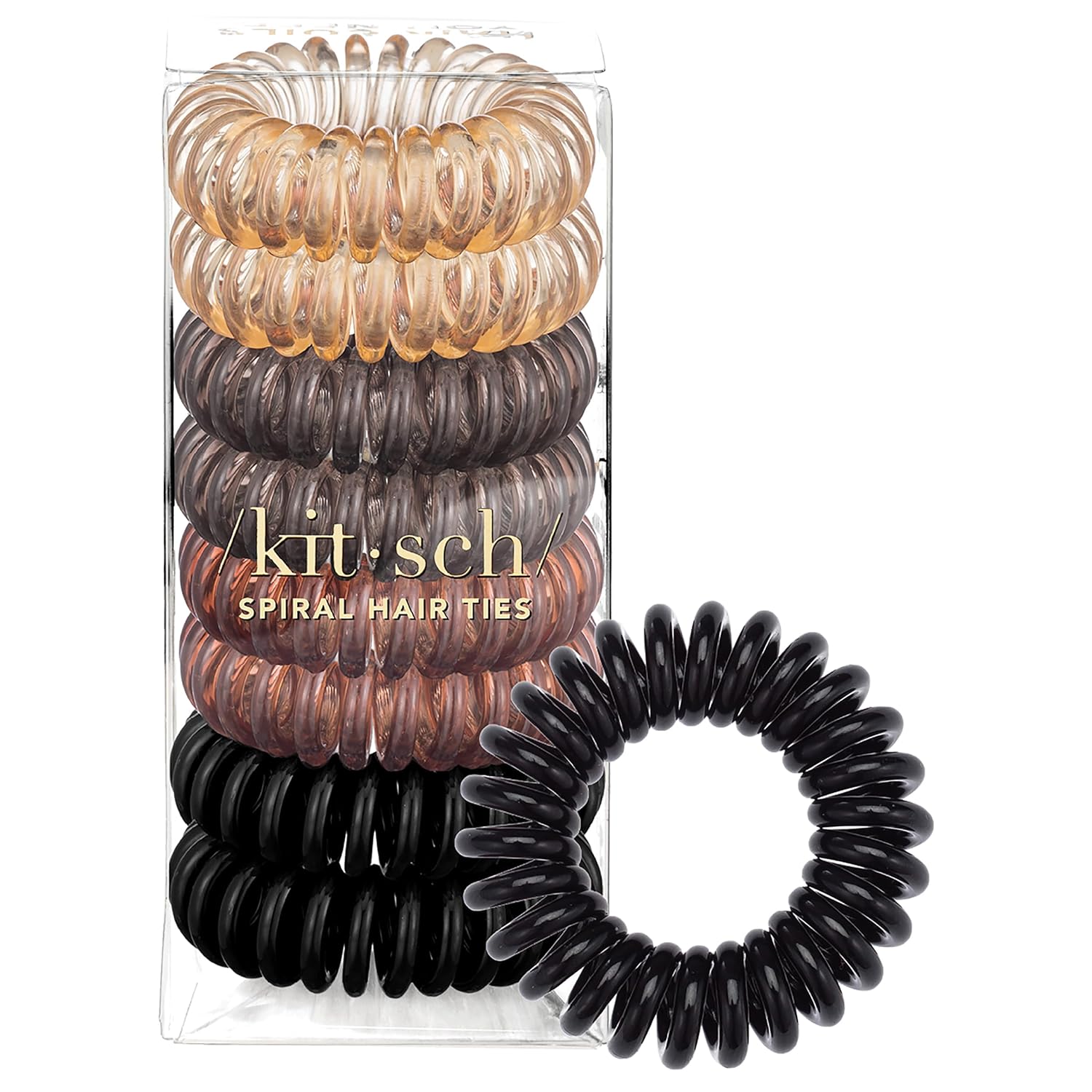 Best Spiral Hair Ties for Women  Ponytail Holders for Thick and Thin Hair.